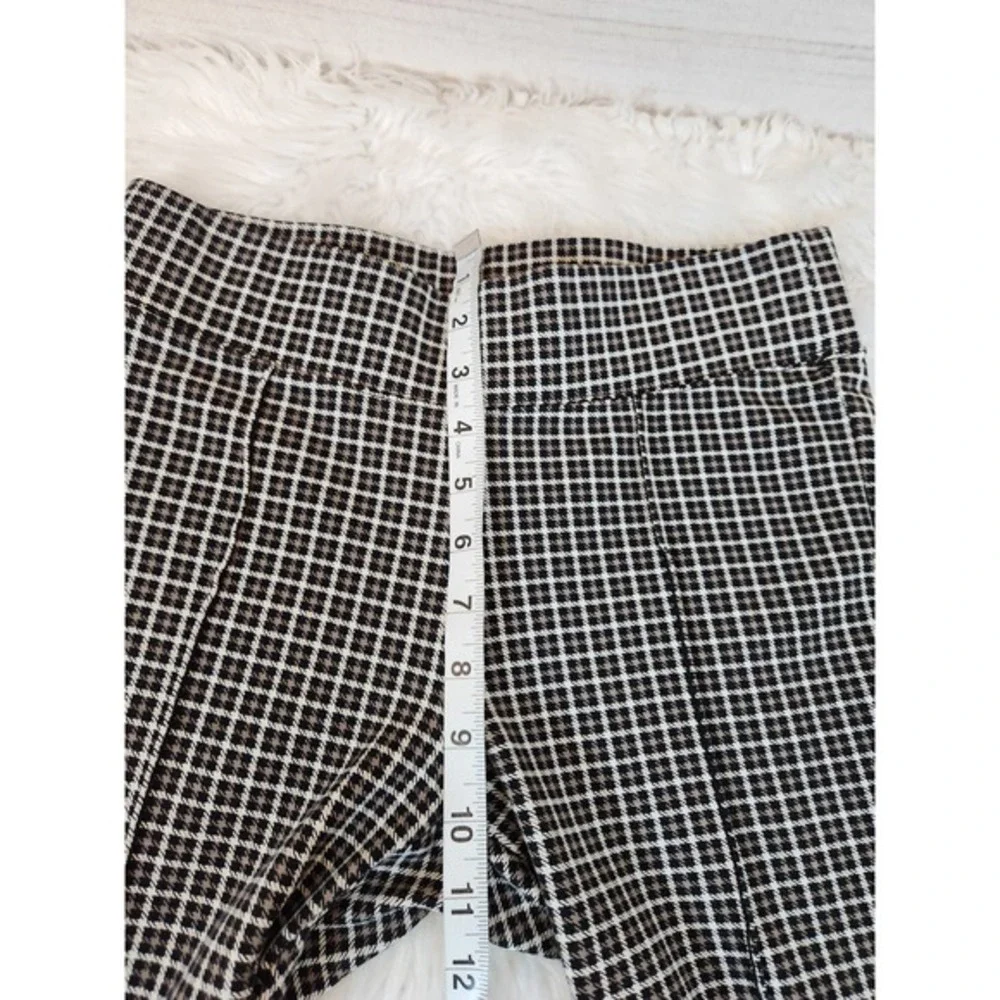 Old Navy Women's Multicolor Check Stevie High Rise Cropped Trousers Pants Size S